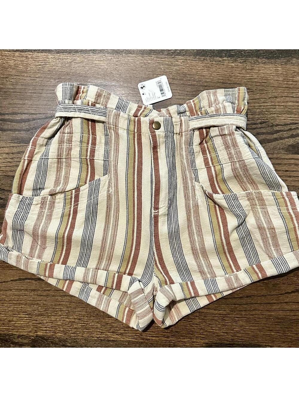 NWT Free People Topanga Yarn Dye Shorts SZ Small